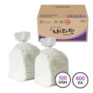 [기타]그린위생 업소용 덕용물티슈 비타민 100g 400매