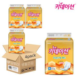 카네이션 라운드형 패드 속기저귀 성인용기저귀 30매입 x 4팩(120매)