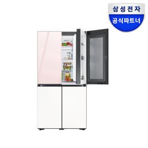 삼성전자 비스포크 4도어 RF85DB91F1AP 색상선택 1등급 냉장고 869L 푸드쇼케이스 UV탈취 P