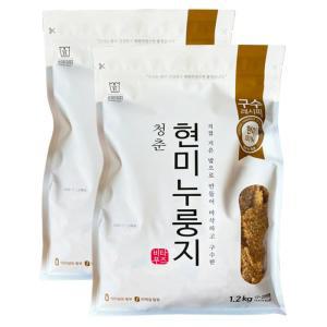 청춘 현미누룽지 1.2kg 2개 (2.4kg)