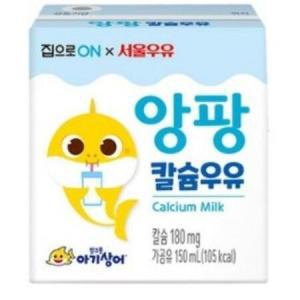 대상 핑크퐁 멸균 앙팡 칼슘 우유 150ml x 24개