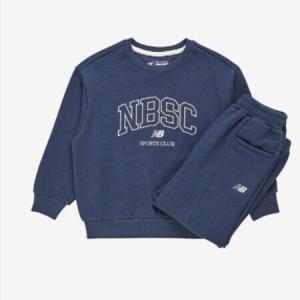 뉴발란스키즈 ESSENTIAL_컬러 멜란지 스 셋업 Blue NK9YE3107U