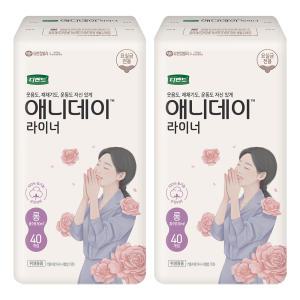 디펜드 애니데이 라이너 롱 40P, 2개