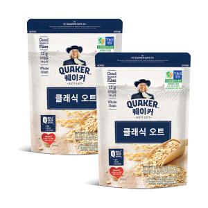 [소비기한 임박] 롯데웰푸드 퀘이커 클래식오트, 350g, 2개