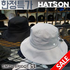 [햇츠온]J0SB207 SMITH BRIDGE 브랜드 여성 코디 무지 리본 면소재 버킷햇 벙거지 챙넓은 모자 플로피햇 AD