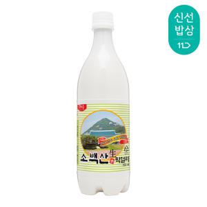 [품질보장]용두산 조은술 소백산막걸리 6도 750ml_청와대 만찬주