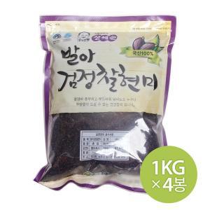 [참쌀닷컴]장세순 발아 검정찰현미 1kg x 4개