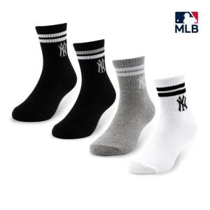 MLB 아동 투라인로고 양말 5족