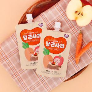 [또또맘] 우리아이 밝은습관 당근사과주스 2박스(80ml x 40봉)