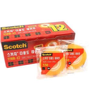 3M 스카치 다용도 테이프 리필 550-12 (12mmx30m) 12개입/갑