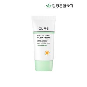 [김정문알로에]큐어 마일드 그린 선크림 무기자차  40ml_P337245724