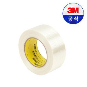 3M 필라멘트 테이프 8915 8919 897 투명 유리섬유 묶음 고정 포장 실링