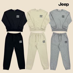 Jeep [지프] 2023 신상 896996 (공용) 기모 맨투맨 트레이닝 세트 PA