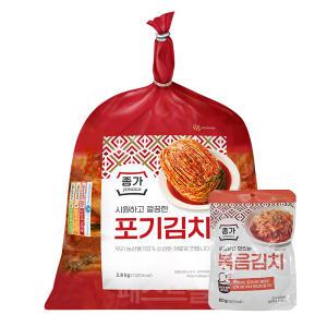 종가 시원 깔끔 포기김치 2.8kg + 종가 볶음김치 80g