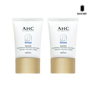 [기타 (뷰티)]AHC 마스터즈 멜라 프로텍트 워터풀 선크림 40ml x2 박세리 선크림미백주름개선