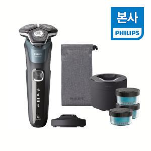 [휙배송] PHILIPS 필립스 SkinIQ 5000 시리즈 전기면도기 S5882/76 페트롤 블루