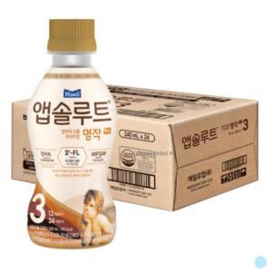 앱솔루트 명작 액상 2FL 아기 분유 3단계 200ml 24개