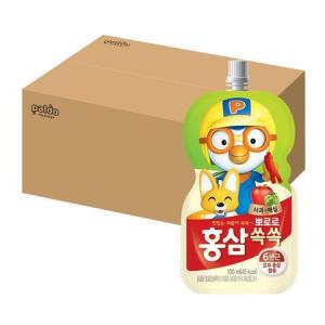 팔도 음료수 뽀로로 홍삼쏙쏙 사과매실 100ml 40개