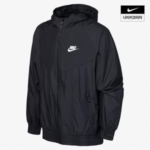 [매장정품] 나이키 NIKE NSW 바람막이 윈드러너 주니어 후드 리펠 재킷 FZ5516-010