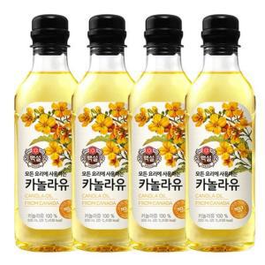 [백설] 카놀라유500ml 4개 e