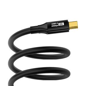 노트킹 USB C TO C 20V 5A 100W 8K 60HZ 20GBPS 데이터 영상 미러링 출력 전송 어댑터 충전기 지원 케이블 선 NK-C-100W