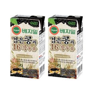 정식품 베지밀검은콩과 16곡두유 190ml 32팩