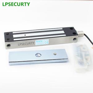 여닫이문잠금장치 LPSECURITY 야외 방수 전기 마그네틱 도어 게이트 잠금 12VDC 500kg 슬라이딩 스윙 사용