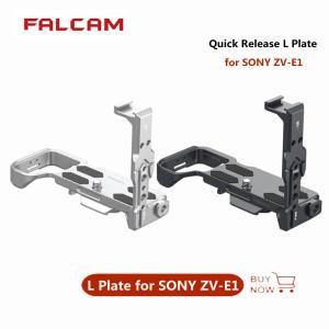 Falcam F22 F38 F50 카메라 L 브래킷 플레이트 실버 블랙 L자형 퀵 릴리스 소니 ZV-E1 ZV E1