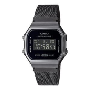 카시오 시계 A168WEMB-1B 남녀공용 손목시계 메쉬밴드 전자시계 CASIO 정품