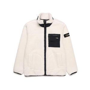 [내셔널지오그래픽] N214UFT180-010 (비)헤러 FLEECE F-ZIP WHITE