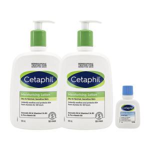 [Cetaphil] 세타필 모이스춰 라이징 로션 대용량 591ml 2개+클렌져 29ml