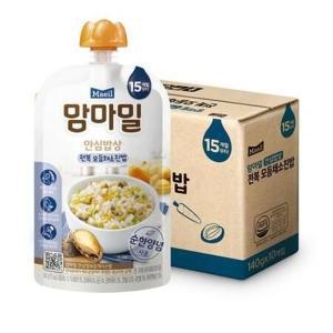 맘마밀 안심밥상 전복모듬채소 140g 10팩 .