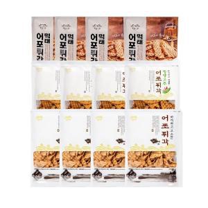 동일식품 먹태 어포튀각, 80g, 4개 + 어포튀각, 90g, 4개 + 청양고추 어포튀각, 70g, 4개