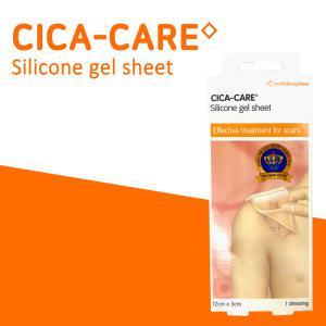 cica care 시카케어 12X3cm 켈로이드 흉터 실리콘 겔시트 화상 제왕절개 흉터밴드