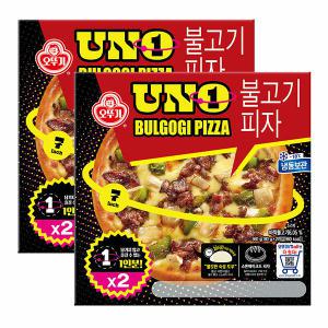 오뚜기 UNO 불고기 피자 360g 2개