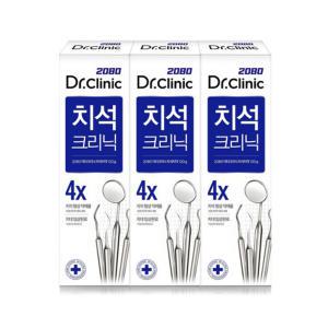 2080 닥터크리닉 치석 치약 120g*3입 x 3개(총9개)