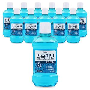 오릭스 입속미인 후레쉬 가글 770ml x 12개 토탈케어 대용량 구강청결제 가글액 가그린