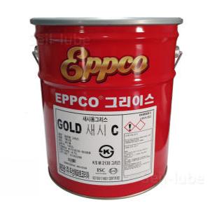 우성 EPPCO 앱코 골드 새시C 그리스 #2 15KG 자동차 샤시, 범용 베어링, 오픈 기어용 갈색 구리스