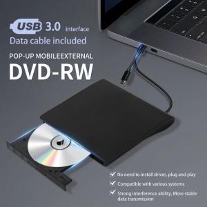 시디롬 굽기 공미디어 외장 DVD 드라이브 고속 USB3.0 CD 휴대용 RW 광학 리라이터 플레이어 노트북 데스크