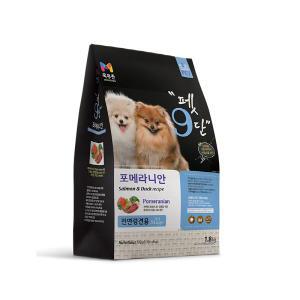 목우촌 펫9단 포메라니안 1.8kg 간식2개 반습식 강아지전용사료