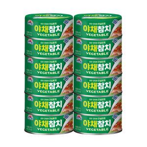 사조대림 야채참치, 100g, 12개