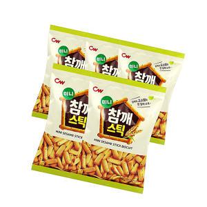 구운과자 청우 미니참깨스틱 370g 5개 회사간식 탕비식간식