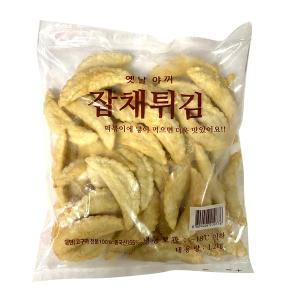 업소용 대용량 만복식품 냉동 잡채튀김 1.2kg 야끼만두 떡볶이사리 잡채만두 당면만두 분식집 사리