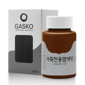 GASKO 가죽전용염색약 소파 카시트 스니커즈 100ml 카멜