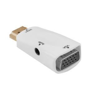 NEXTLINK-2411HVC HDMI to VGA(RGB)+스테레오 변환젠더