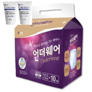 케어미 언더웨어 성인용요실금기저귀 특대형 8팩80매(바디로션50ml 2개발송)