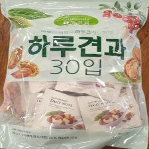 넛월드 뉴 하루견과 30봉입 맛있는견과 하루한봉 수험생 간식 환자분 건강간식으로 좋은 샐러드토핑