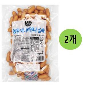 동원 미니비엔나 실속 1kg x2개 꼬마미니핫도그