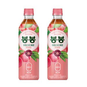 봉봉 아이스티제로 복숭아 500ml 24개