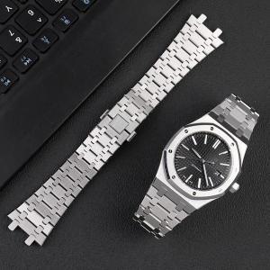 남성용 스테인리스 스틸 발찌 AP 15400 Audemars Piguet Royal Oak GA2100 2110 스트랩 26mm 316L